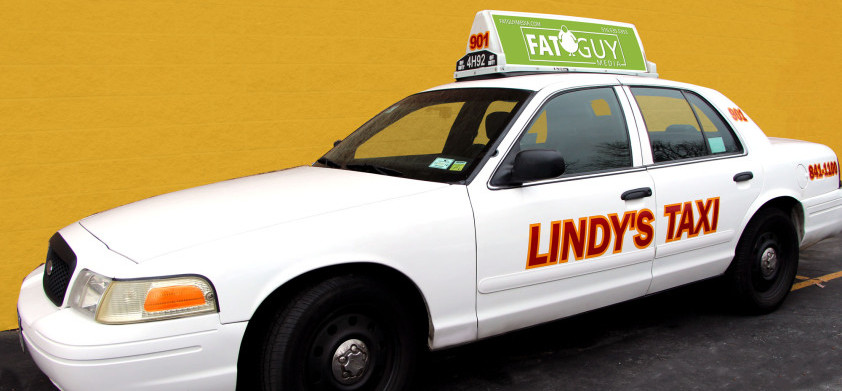 taxi top advertising