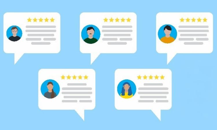 Social media reviews
